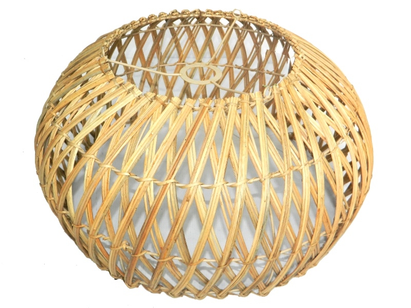 Professional-grade Rattan Pendant Lampshade - Handwoven Eco-Friendly Light Fixture